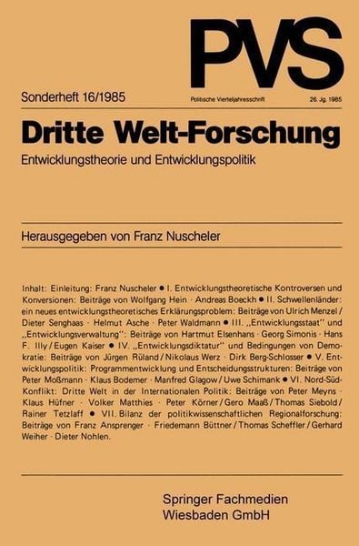 Produktbild: Dritte Welt-Forschung