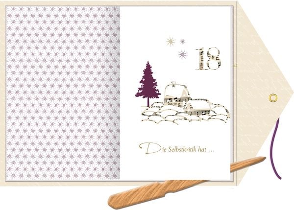 Produktbild: Lesezauber: Advent mit Wilhelm Busch, Briefbuch zum Aufschn.