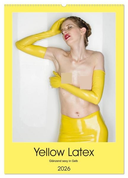 Produktbild: Yellow Latex (Wandkalender 2026 DIN A2 hoch), CALVENDO Monatskalender