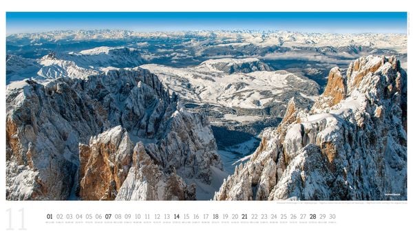 Produktbild: Luftbildkalender Dolomiten 2027