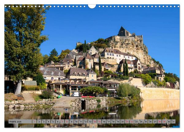 Produktbild: La beaut&eacute; de la Dordogne &ndash; Ancienne et mystique (Calendrier mural 2026 DIN A3 vertical), CALVENDO calendrier mensuel