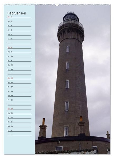 Produktbild: Leuchtt&uuml;rme - Geburtstagskalender (hochwertiger Premium Wandkalender 2026 DIN A2 hoch), Kunstdruck in Hochglanz
