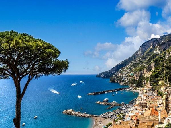Produktbild: CALVENDO Puzzle Malerischer Blick &uuml;ber Amalfi | 1000 Teile Lege-Gr&ouml;&szlig;e 64x48cm Foto-Puzzle f&uuml;r gl&uuml;ckliche Stunden