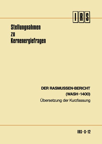 Produktbild: Der Rasmussen-Bericht (WASH-1400)