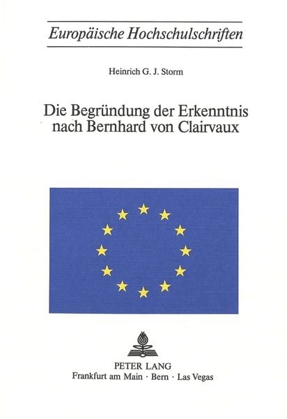 Produktbild: Die Begründung der Erkenntnis nach Bernhard von Clairvaux