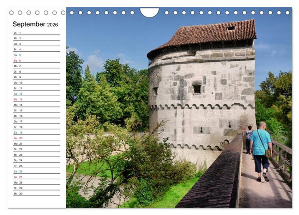 Produktbild: N&ouml;rdlingen - Ansichtssache (Wandkalender 2026 DIN A4 quer), CALVENDO Monatskalender