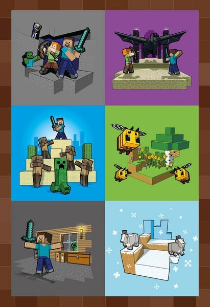 Produktbild: Minecraft: Superstarker Sticker- und Malspa&szlig;