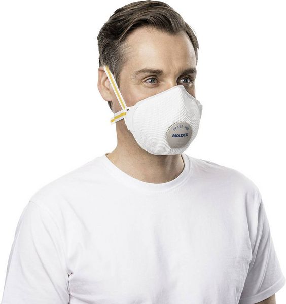 Produktbild: Moldex 3408 340801 Feinstaubmaske mit Ventil FFP3 D 1 St. EN 149:2001 DIN 149:2001
