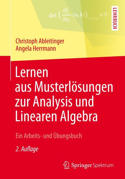 Produktbild: Lernen aus Musterl&ouml;sungen zur Analysis und Linearen Algebra