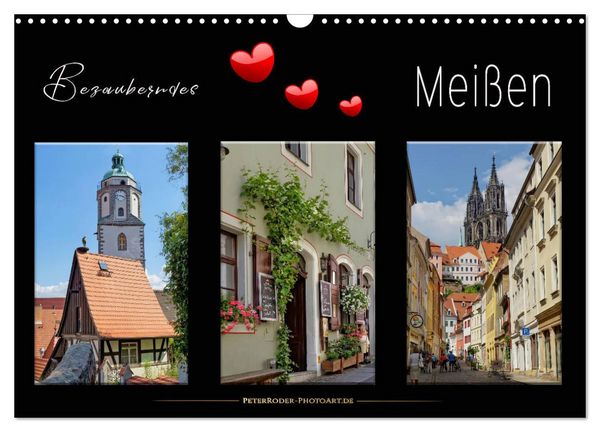 Produktbild: Bezauberndes Mei&szlig;en (Wandkalender 2026 DIN A3 quer), CALVENDO Monatskalender