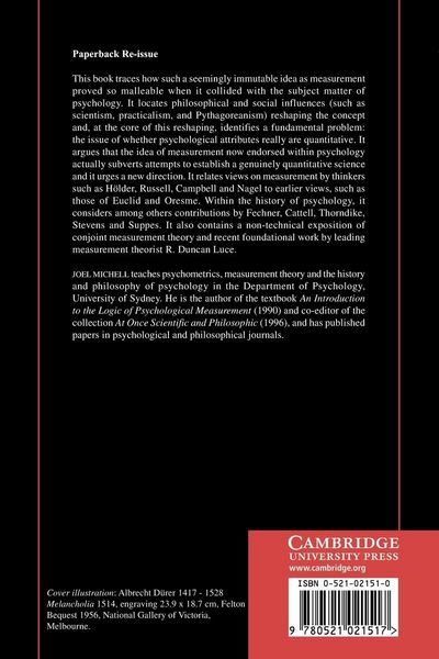 Produktbild: Measurement in Psychology