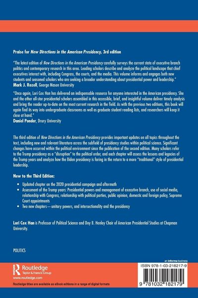 Produktbild: New Directions in the American Presidency