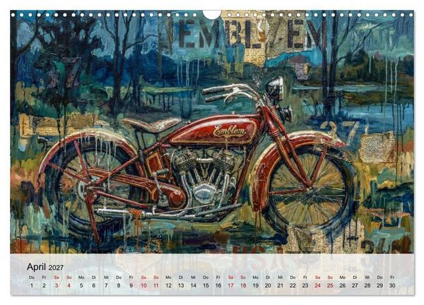 Produktbild: Kult-Motorr&auml;der der USA (Wandkalender 2027 DIN A3 quer), CALVENDO Monatskalender