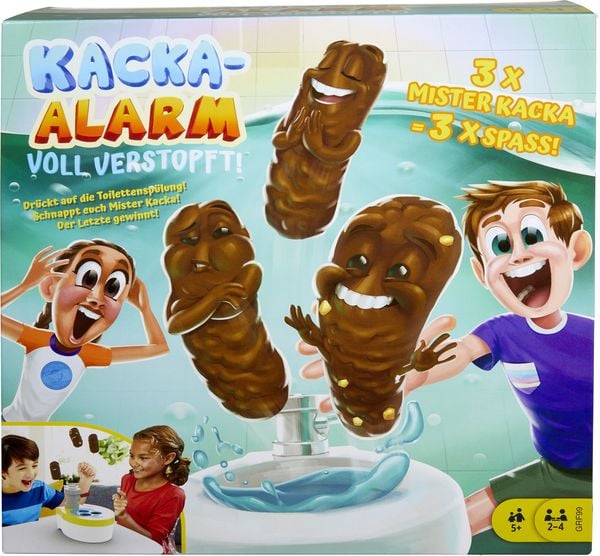 Mattel Games - Kacka-Alarm! Voll Verstopft