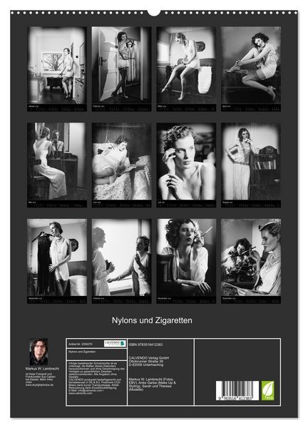 Produktbild: Nylons und Zigaretten (hochwertiger Premium Wandkalender 2026 DIN A2 hoch), Kunstdruck in Hochglanz