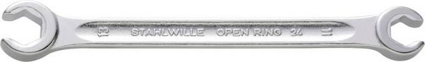 Produktbild: Stahlwille 41081011 24 10 X 11 Offener Doppelringschl&uuml;ssel Schl&uuml;sselweite (Metrisch) 10 - 11 mm