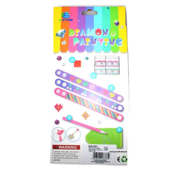 Produktbild: Diamond Painting Armb&auml;nder 20x2cm 3 St&uuml;ck