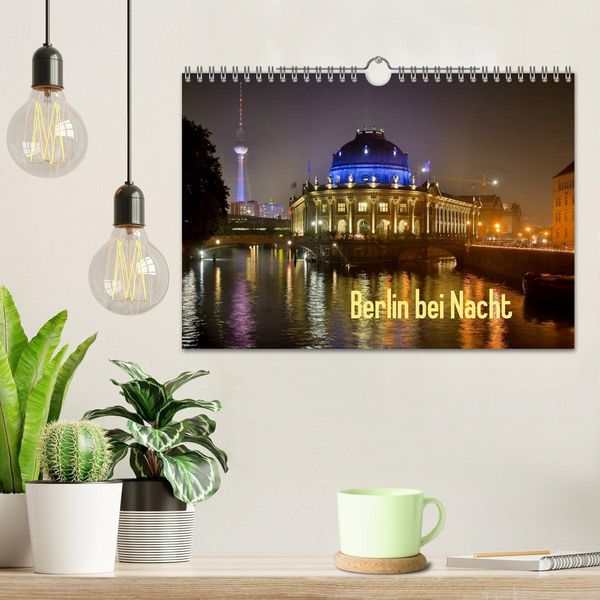 Produktbild: Berlin bei Nacht (Wandkalender 2026 DIN A4 quer), CALVENDO Monatskalender
