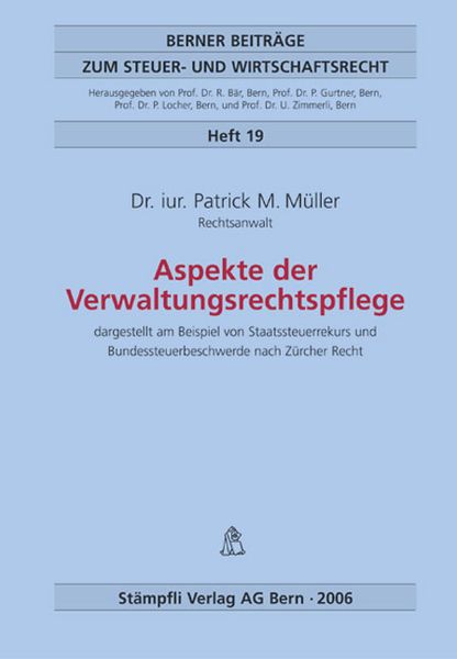 Produktbild: Aspekte der Verwaltungsrechtspflege
