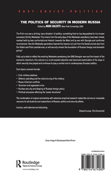 Produktbild: The Politics of Security in Modern Russia
