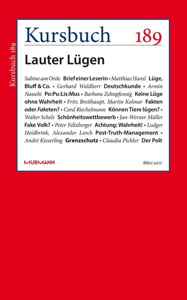 Produktbild: Kursbuch 189