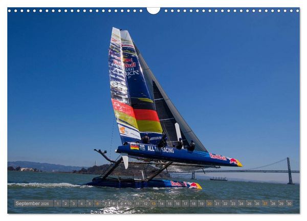 Produktbild: All In Racing - Segeln am Limit - Fotografien von Jens Hoyer (Wandkalender 2026 DIN A3 quer), CALVENDO Monatskalender