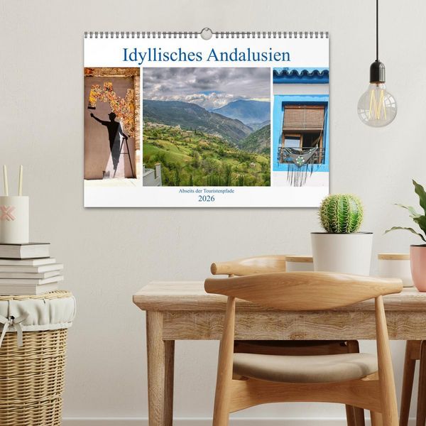 Produktbild: Idyllisches Andalusien (Wandkalender 2026 DIN A3 quer), CALVENDO Monatskalender