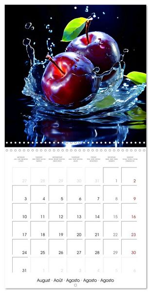 Produktbild: Fruity flavour explosions (Wall Calendar 2026 12 &times; 12 Inch) CALVENDO 12 Month Wall Calendar