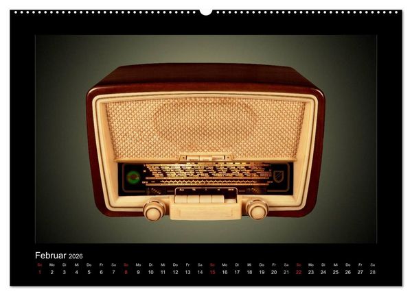 Produktbild: Dampfradios - Antike Radios mit Patina (hochwertiger Premium Wandkalender 2026 DIN A2 quer), Kunstdruck in Hochglanz