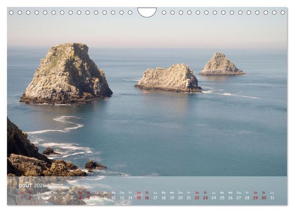 Produktbild: BRETAGNE La beaut&eacute; du Finist&egrave;re (Calendrier mural 2026 DIN A4 vertical), CALVENDO calendrier mensuel