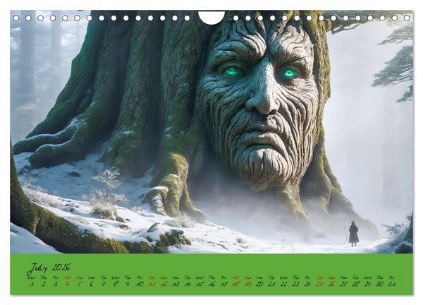 Produktbild: A strange forest In the lonely undergrowth (Wall Calendar 2026 DIN A4 landscape), CALVENDO 12 Month Wall Calendar