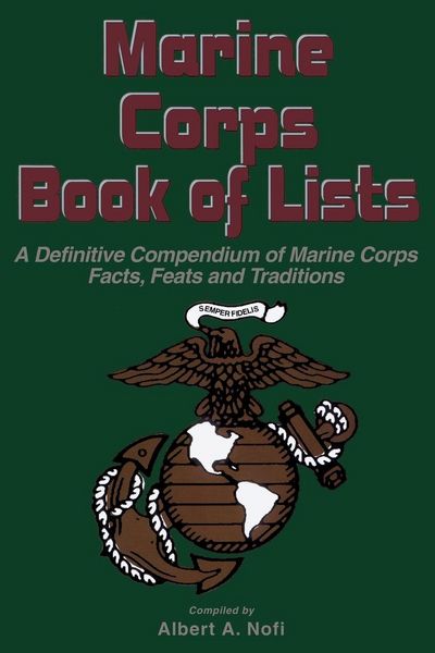 Produktbild: Marine Corps Book of Lists