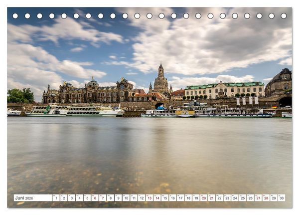 Produktbild: Dresden und Elbsandsteingebirge (Tischkalender 2026 DIN A5 quer), CALVENDO Monatskalender