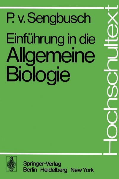 Produktbild: Einf&uuml;hrung in die Allgemeine Biologie