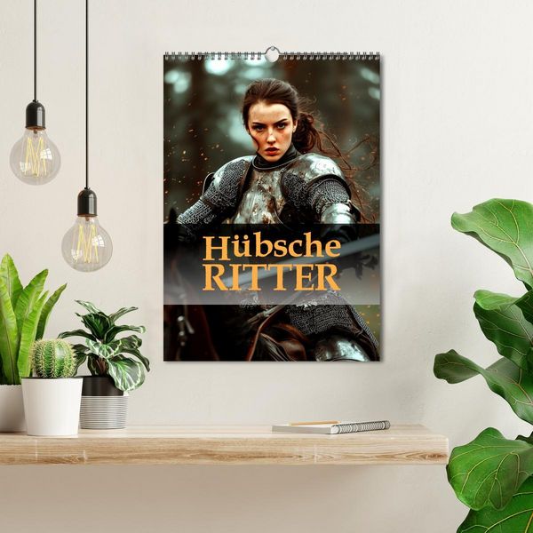 Produktbild: H&uuml;bsche Ritter (Wandkalender 2026 DIN A3 hoch), CALVENDO Monatskalender