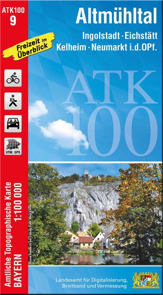 Produktbild: ATK100-9 Altm&uuml;hltal (Amtliche Topographische Karte 1:100000)