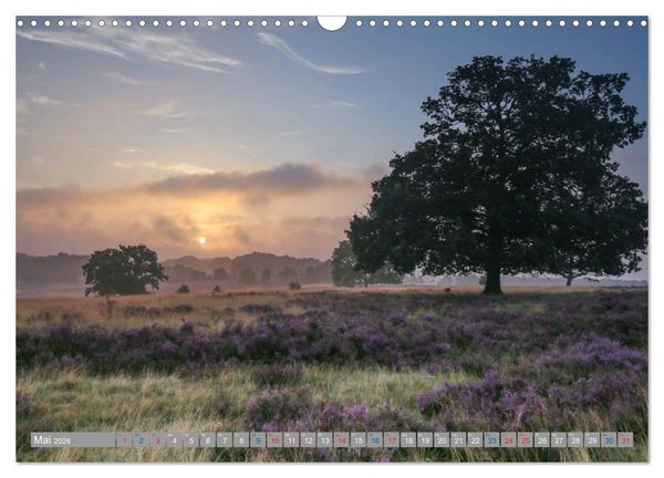 Produktbild: L&uuml;neburger Heide - Faszinierend sch&ouml;n (Wandkalender 2026 DIN A3 quer), CALVENDO Monatskalender
