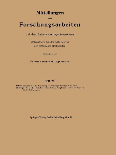 Produktbild: Mitteilungen &uuml;ber Forschungsarbeiten auf dem Gebiete des Ingenieurwesens insbesondere aus den Laboratorien der technischen Hochschulen
