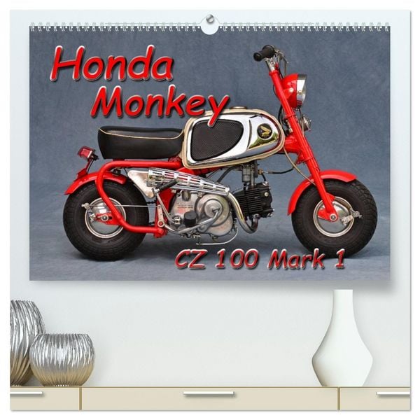 Produktbild: Honda Monkey CZ Mark 1 (hochwertiger Premium Wandkalender 2026 DIN A2 quer), Kunstdruck in Hochglanz
