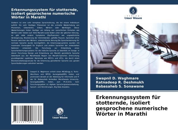 Erkennungssystem für stotternde, isoliert gesprochene numerische Wörter in Marathi, Taschenbuch von Swapnil D. Waghmare , Ratnadeep R. Deshmukh ,