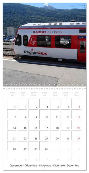 Produktbild: Swiss Trains (Wall Calendar 2026 12 &times; 12 Inch) CALVENDO 12 Month Wall Calendar