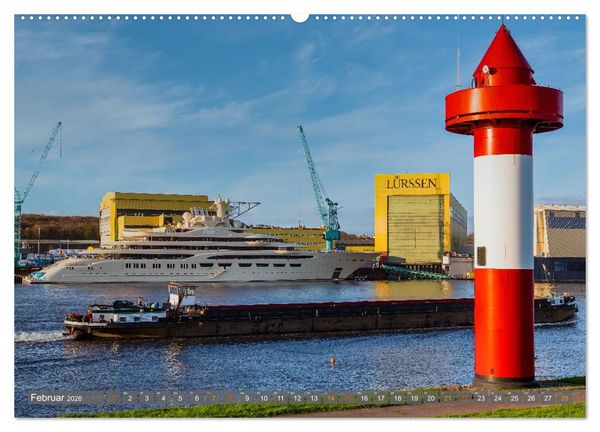 Produktbild: Bremens maritimer Norden: Vegesack (hochwertiger Premium Wandkalender 2026 DIN A2 quer), Kunstdruck in Hochglanz