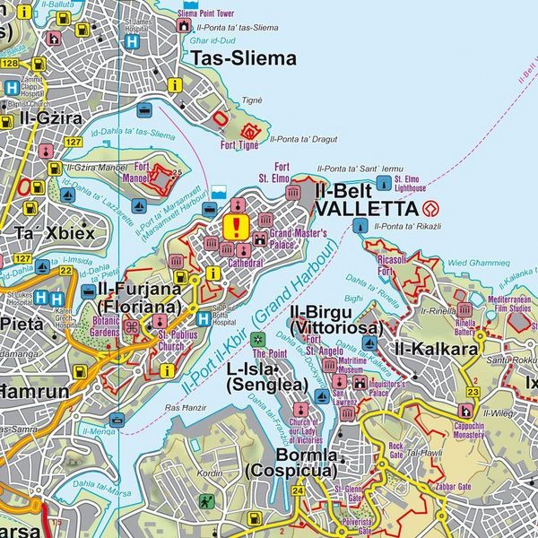 Produktbild: freytag & berndt Stra&szlig;enkarte Malta - Gozo 1:30.000
