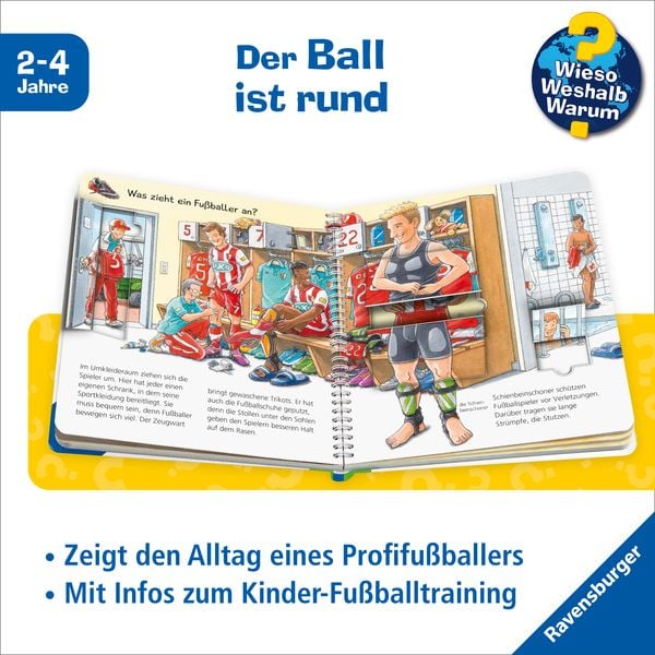 Produktbild: Wieso? Weshalb? Warum? junior, Band 68 - Was macht der Fu&szlig;baller?