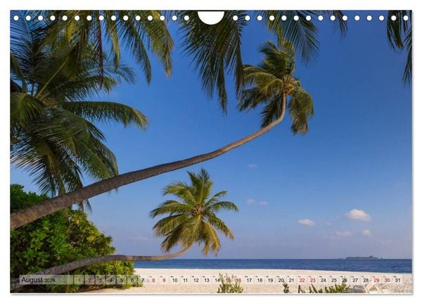 Produktbild: Malediven - Traumhaftes Paradies im Indischen Ozean (Wandkalender 2026 DIN A4 quer), CALVENDO Monatskalender