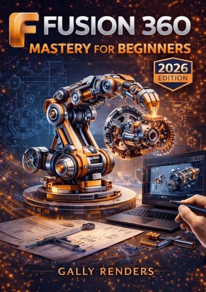 Fusion 360 Mastery for Beginners, Taschenbuch von Gally Renders, PrimeStack Publishing, 9789403877051