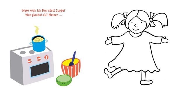 Produktbild: Ausmalbilder f&uuml;r Kita-Kinder: Das dicke bunte Malbuch mit lustigen Reimen