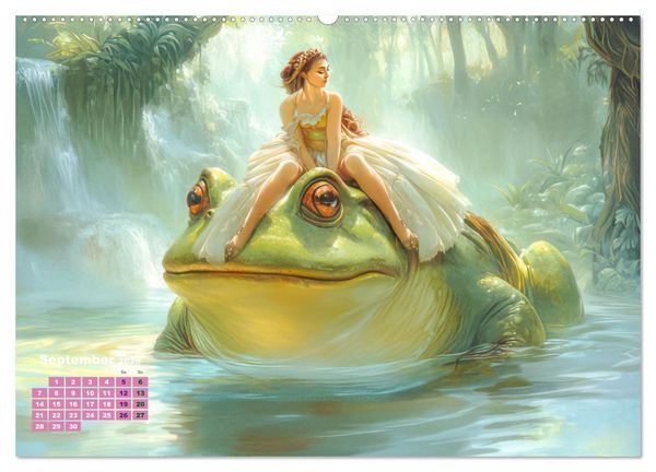 Produktbild: Fantasie ist Trumpf - Ein Blick in eine Fantasiewelt (hochwertiger Premium Wandkalender 2026 DIN A2 quer), Kunstdruck in Hochglanz