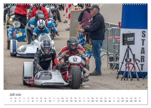 Produktbild: Motorradgespanne am Jochpass (Wandkalender 2026 DIN A2 quer), CALVENDO Monatskalender