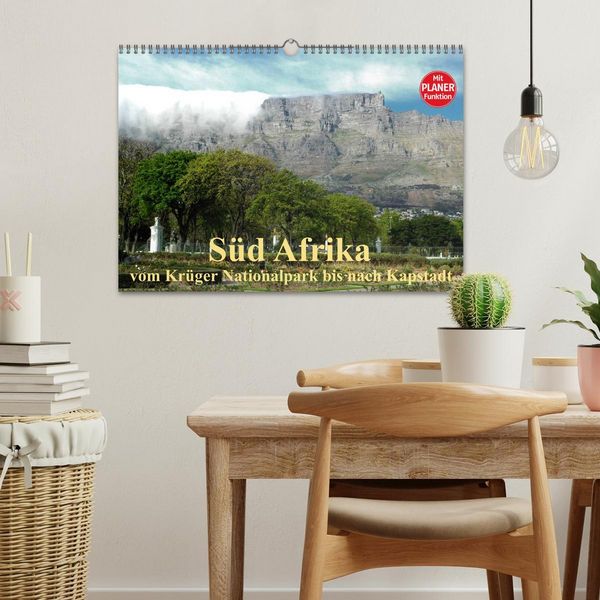 Produktbild: S&uuml;d Afrika - vom Kr&uuml;ger Nationalpark bis nach Kapstadt (Wandkalender 2026 DIN A3 quer), CALVENDO Monatskalender